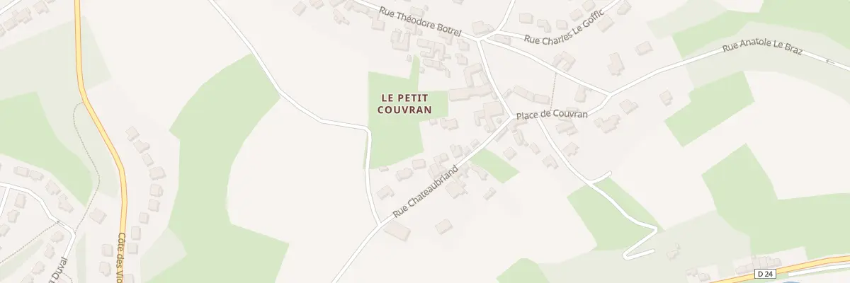 Plan du 16 Rue Chateaubriand à Plérin