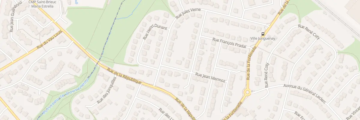 Plan du 16 Rue Jean Mermoz à Trégueux