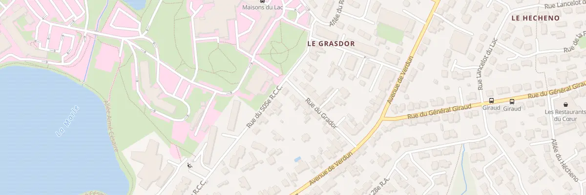 Plan du 17 Rue du Grador à Vannes