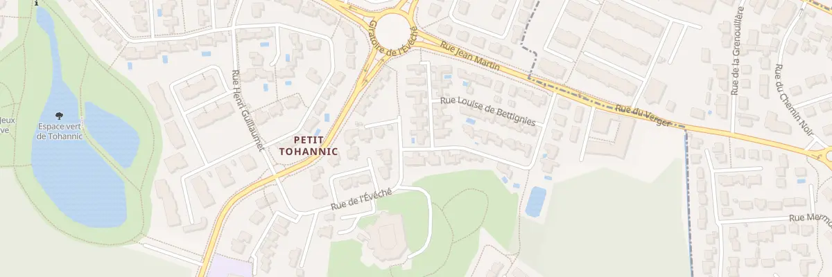 Plan du 1 Rue Louise de Bettignies à Vannes
