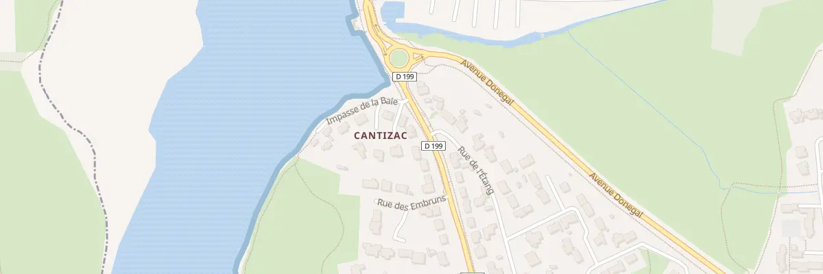 Plan du 25 Rue de Cantizac à Séné