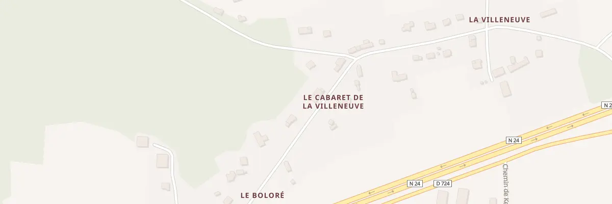 Plan du 5266 Le Cabaret de la Villeneuv à Saint-Allouestre