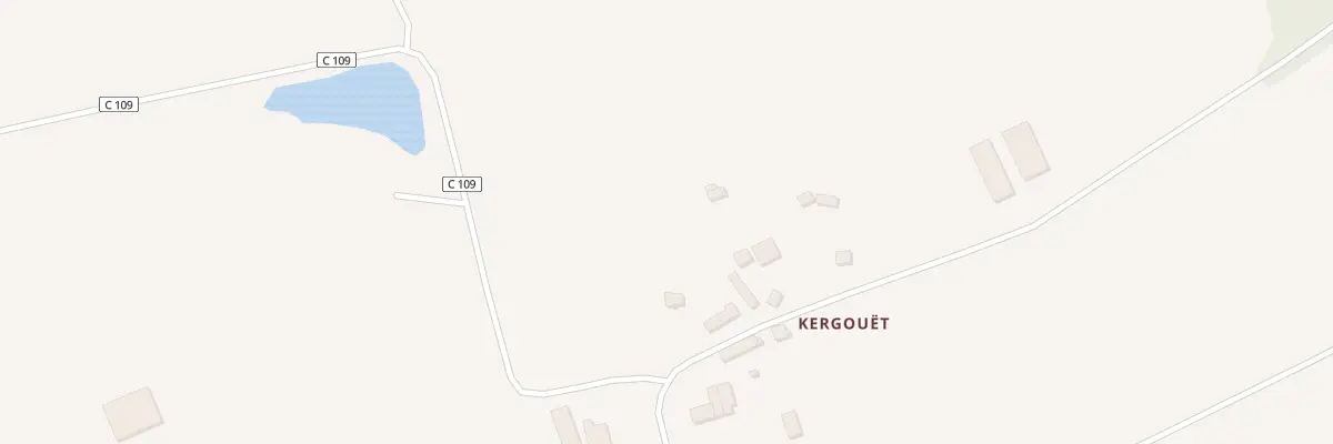 Plan du 19 Kergouët à Crédin