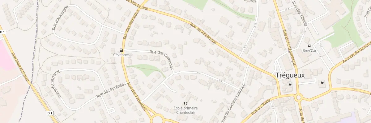 Plan du 20 Rue du Docteur Calmette à Trégueux