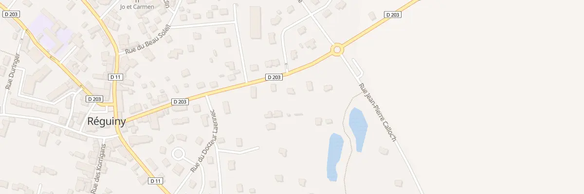 Plan du 22 Rue Lamennais à Réguiny