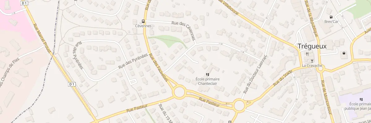 Plan du 33 Rue du Docteur Calmette à Trégueux