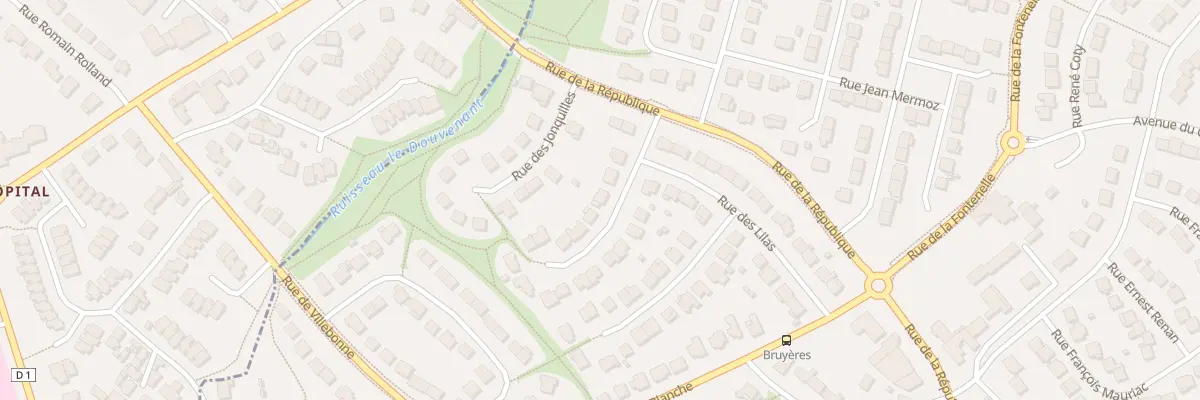 Plan du 6 Rue des Mimosas à Trégueux