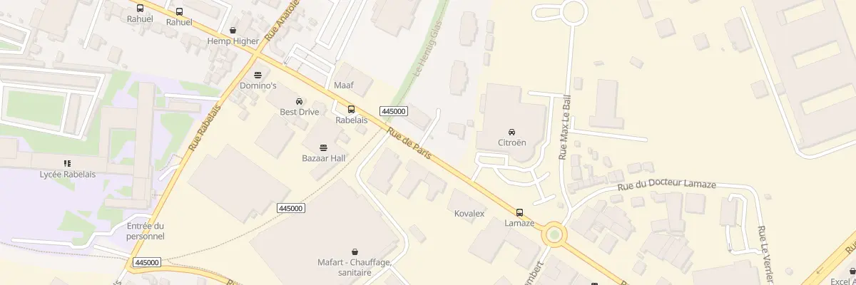 Plan du 31 Rue de Paris à Saint-Brieuc