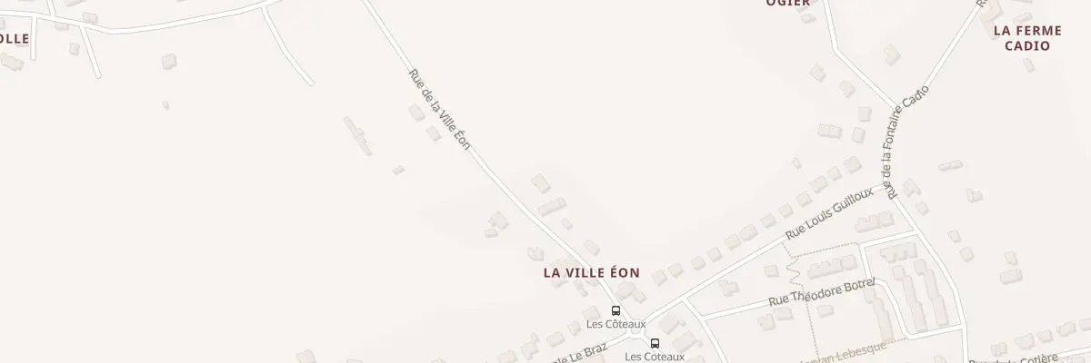 Plan du 7578 La Villeon à Plédran