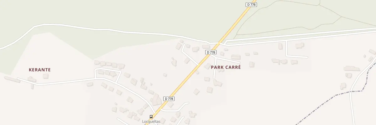 Plan du 4 Rte de Vannes à Locqueltas