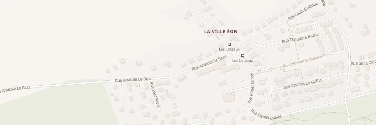 Plan du 9 Rue Anatole Le Braz à Plédran