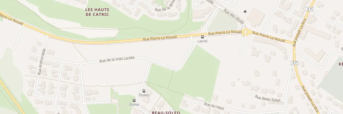 Plan du 7 All Edmée Chandon à Saint-Avé