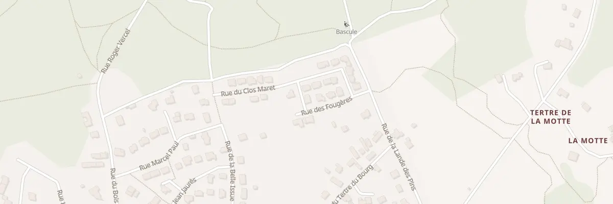Plan du 1 Rue des Fougères à Plédran