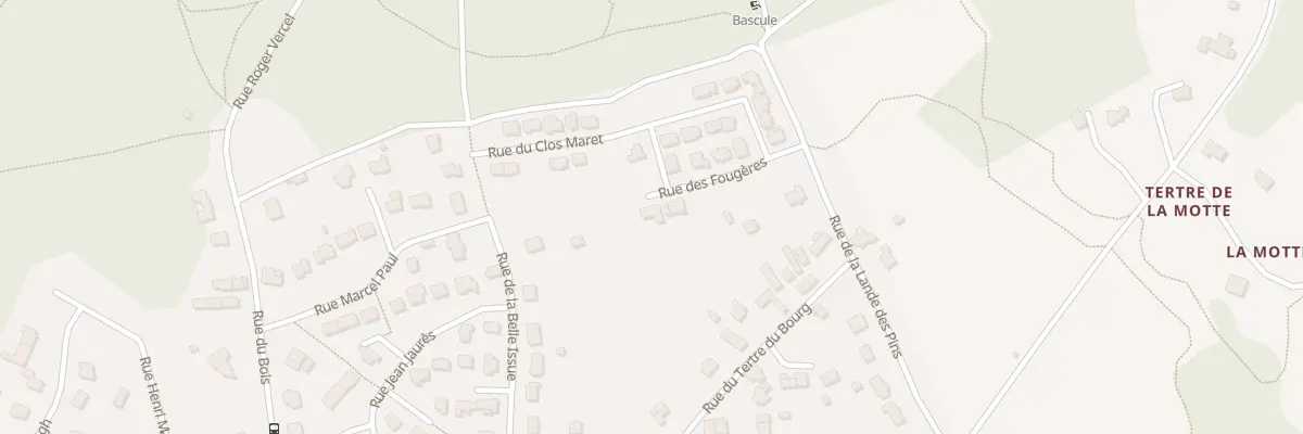 Plan du 6 Rue des Fougères à Plédran