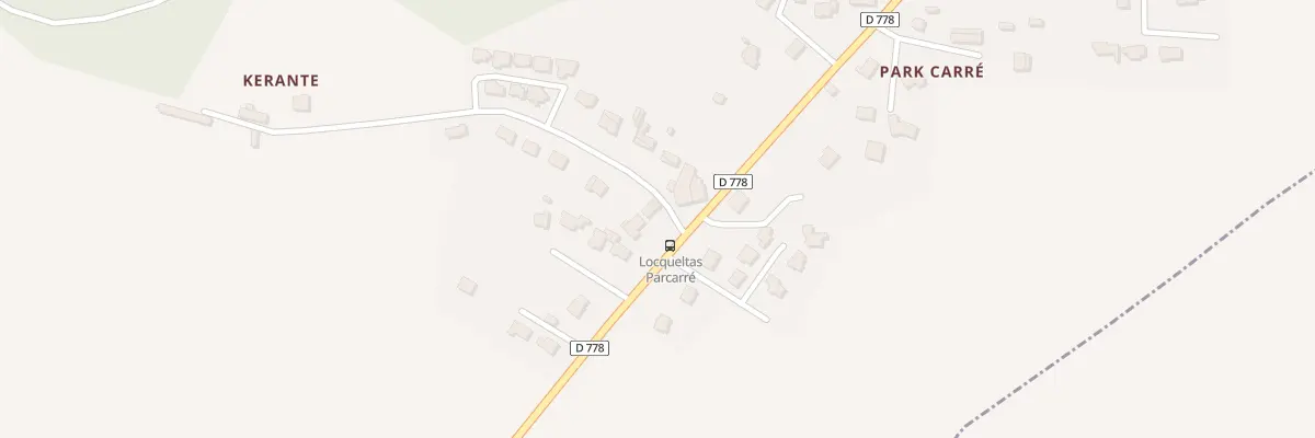 Plan du 1 Rue de Kerante à Locqueltas