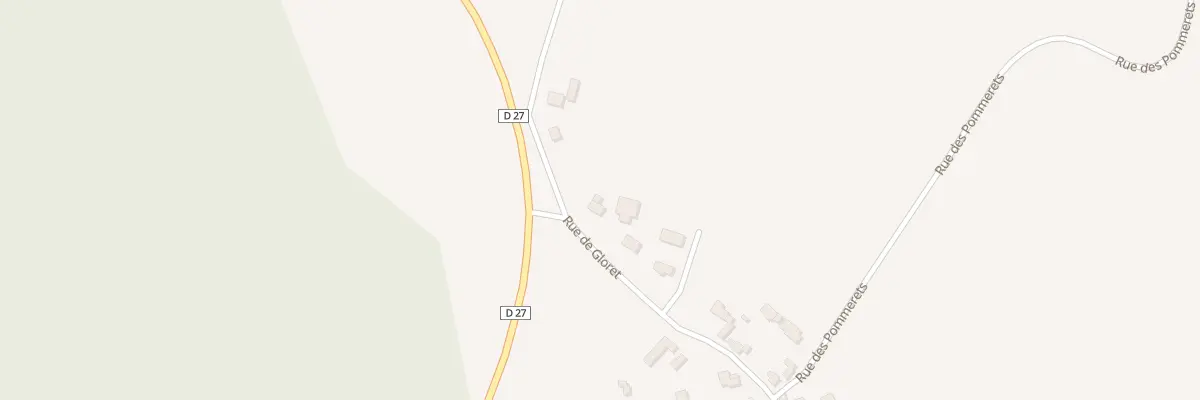 Plan du 1 Rue de Gloret à Plédran