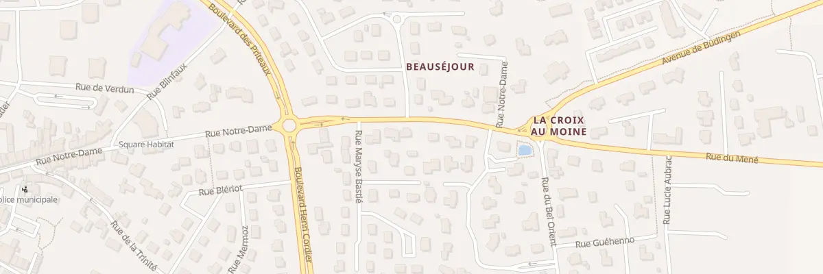 Plan du 76 Rue Notre Dame à Loudéac