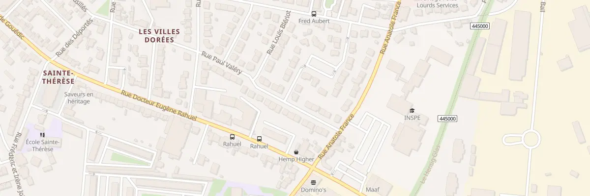 Plan du 2 Rue Jean Mermoz à Saint-Brieuc