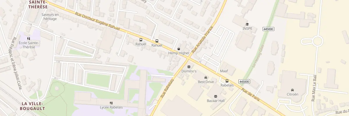 Plan du 80 Rue du Docteur Rahuel à Saint-Brieuc
