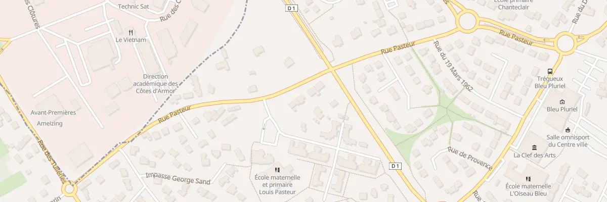 Plan du 37 Rue Pasteur à Trégueux