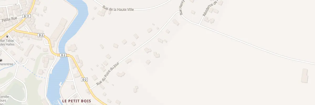 Plan du 22 Rue du Point du Jour à Rohan