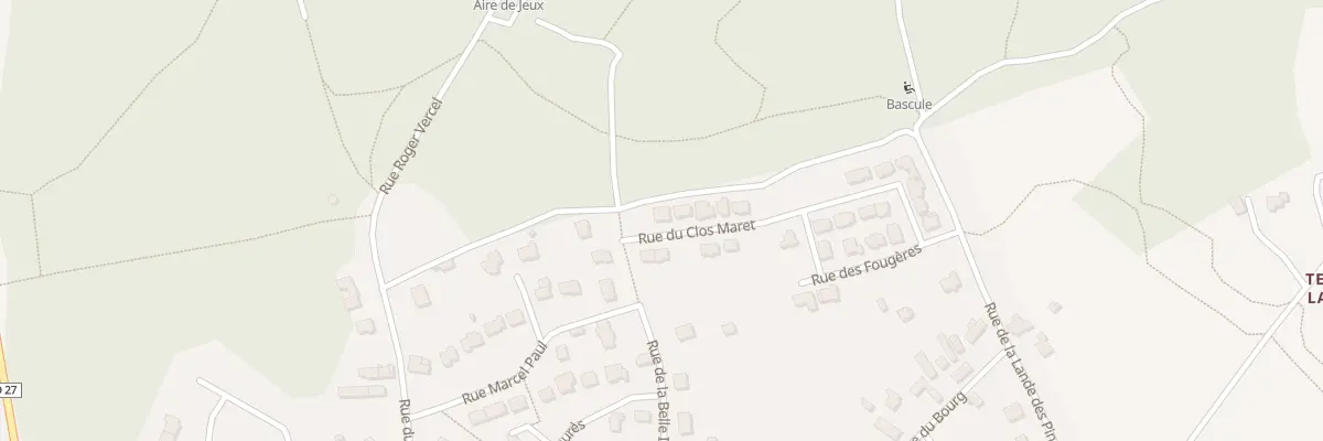 Plan du 3 Rue du Clos Maret à Plédran