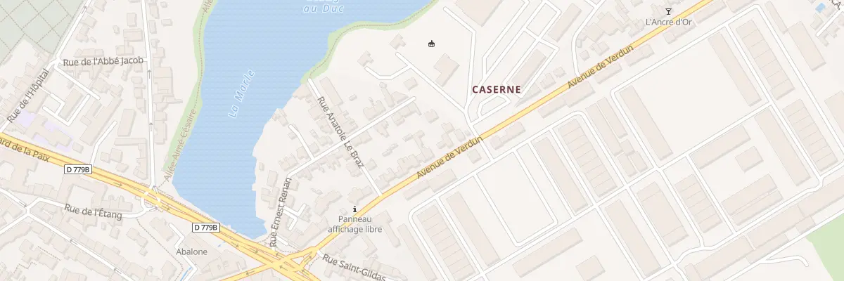 Plan du 43 Av de Verdun à Vannes