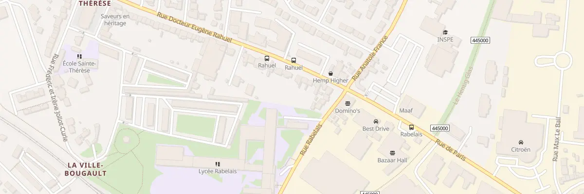 Plan du 70 Rue du Docteur Rahuel à Saint-Brieuc