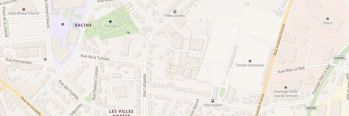 Plan du 48F Rue La Fayette à Saint-Brieuc