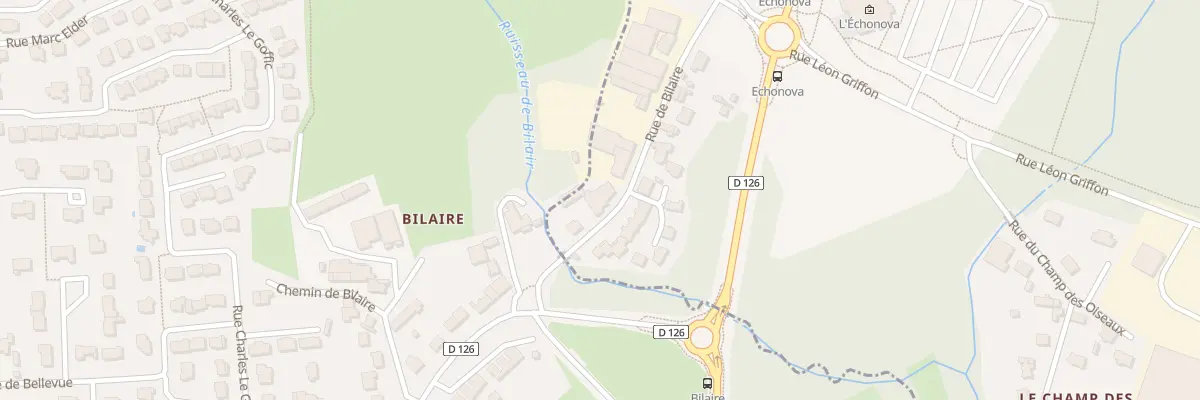 Plan du 14 Rue de Bilaire à Saint-Avé