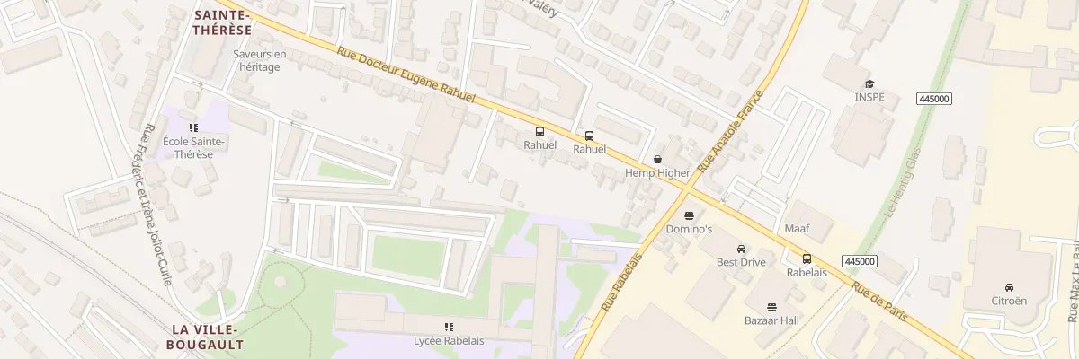 Plan du 62 Rue du Docteur Rahuel à Saint-Brieuc