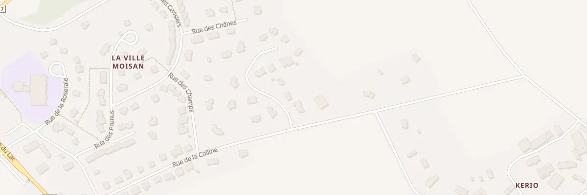 Plan du 4 Lot de la Colline à Rohan
