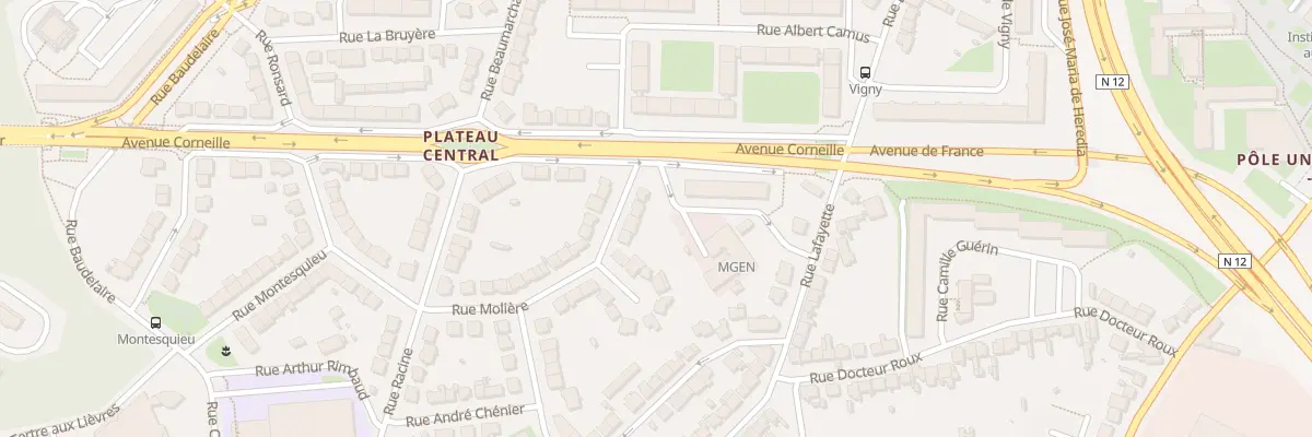 Plan du 36 Rue Molière à Saint-Brieuc