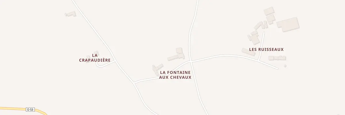 Plan du 2 La Fontaine aux Chevaux à La Motte