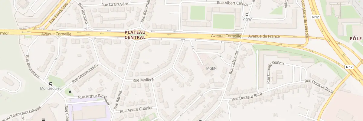Plan du 32 Rue Molière à Saint-Brieuc
