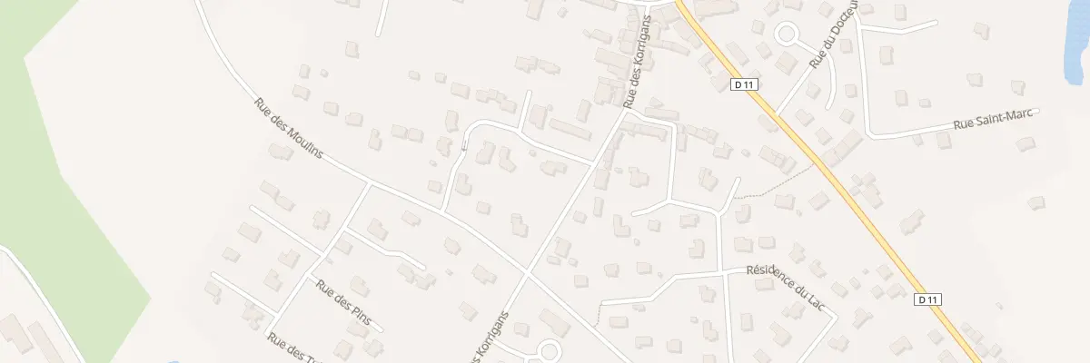 Plan du 16B Rue des Korrigans à Réguiny