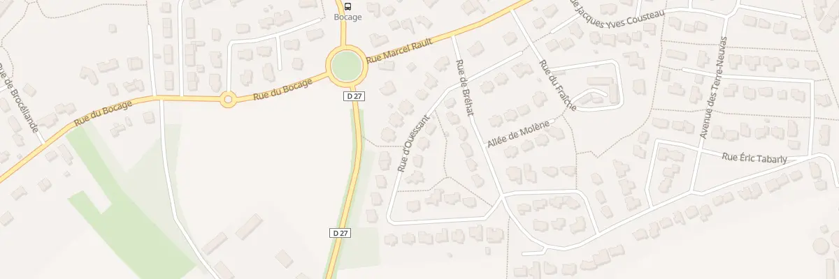 Plan du 5 Rue d’Ouessant à Trégueux