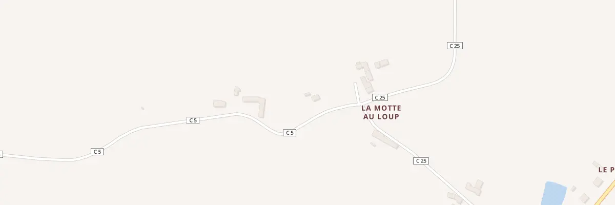 Plan du 24 La Motte aux Loups à La Motte