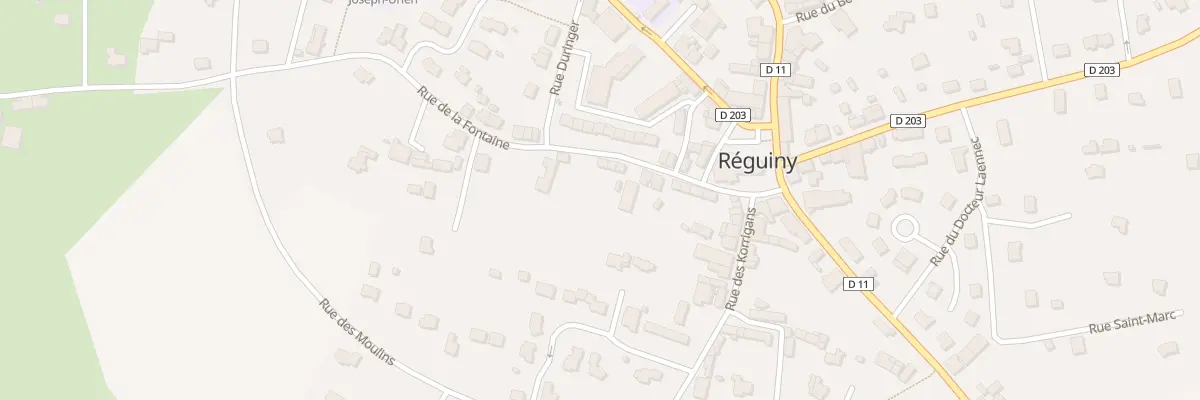 Plan du 5410 Rue de la Fontaine à Réguiny