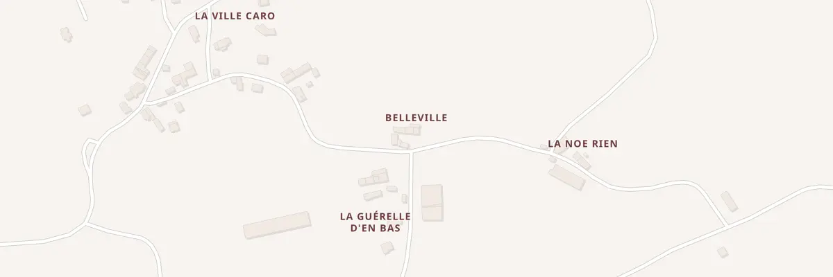 Plan du 5284 Belleville à Saint-Carreuc