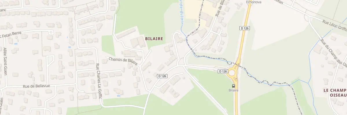 Plan du 34 Rue de Bilaire à Vannes