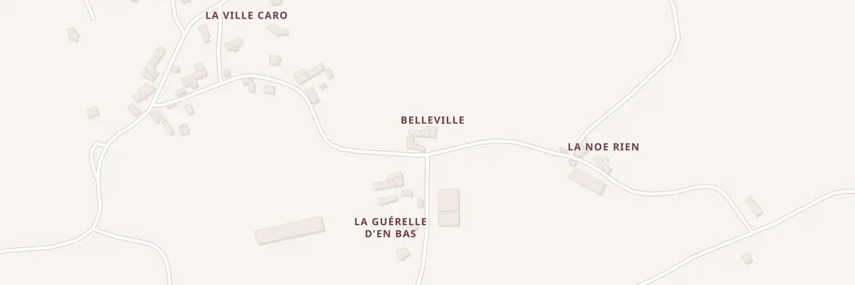 Plan du 5285 Belleville à Saint-Carreuc
