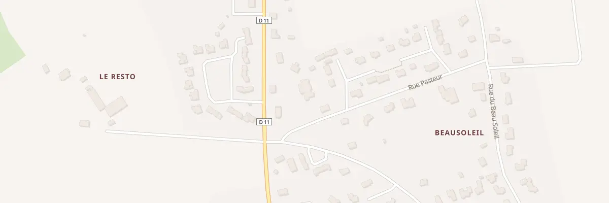 Plan du 44 Rue Pasteur à Réguiny