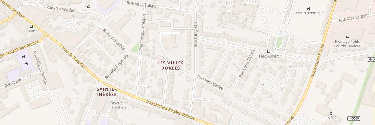 Plan du 19 Rue La Fayette à Saint-Brieuc