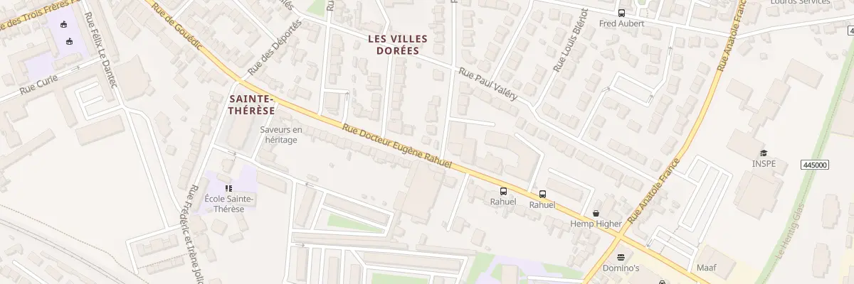 Plan du 33 Rue du Docteur Rahuel à Saint-Brieuc