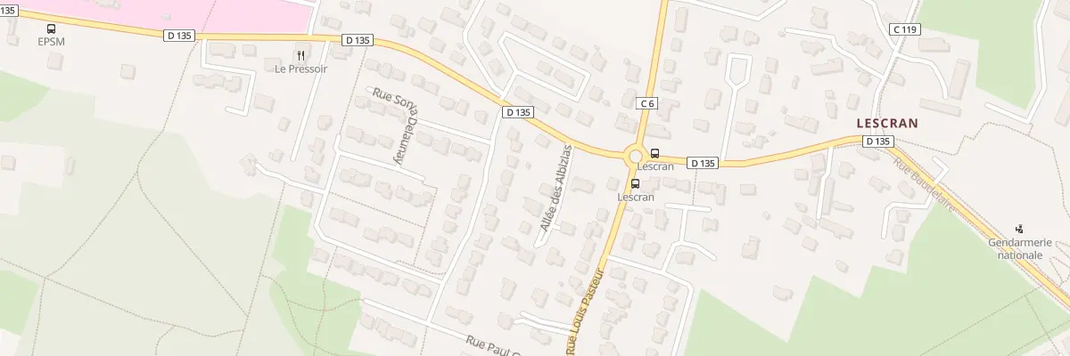 Plan du 1 Rue de l’Hopital à Saint-Avé