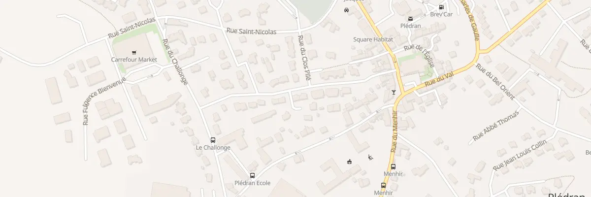 Plan du 9 Rue du Clos Pilé à Plédran