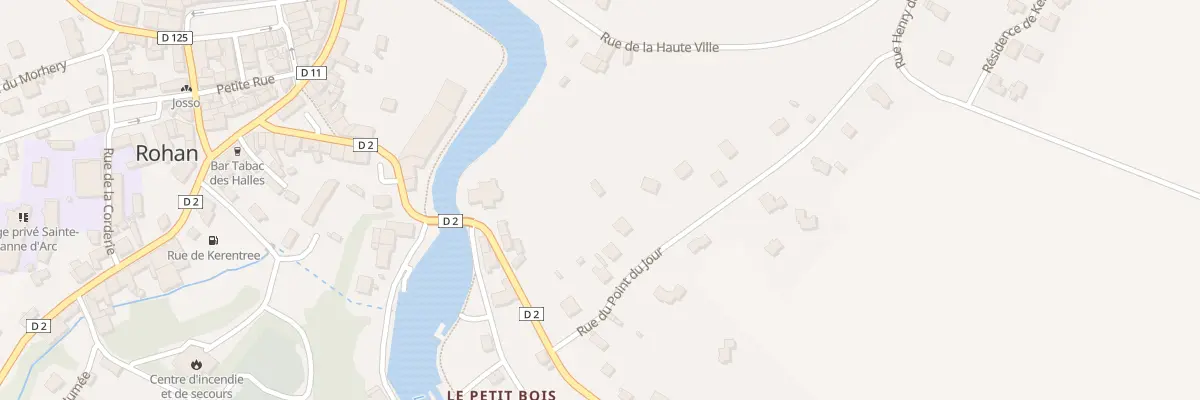 Plan du 11 Rue du Point du Jour à Rohan