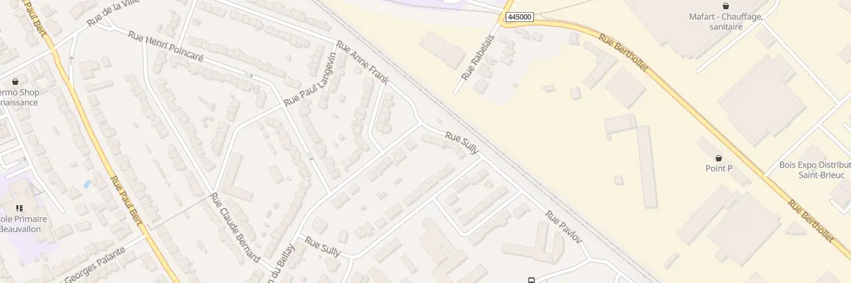 Plan du 33 Rue Sully à Saint-Brieuc