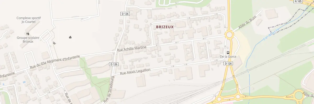 Plan du 20 Rue Achille Martine à Vannes